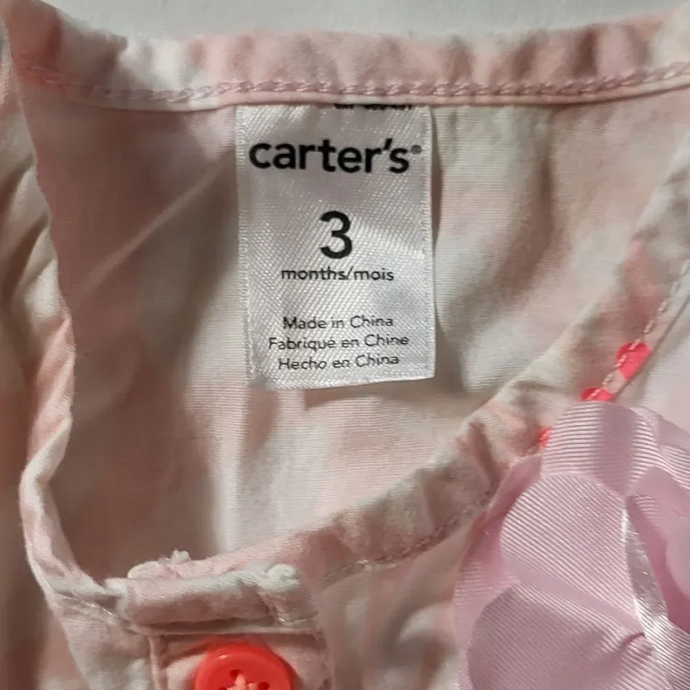 Carter's Baby Girl 2pc Shirt Bundle Size 3 Months